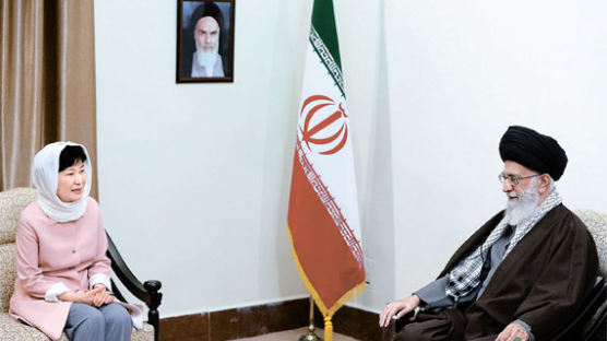 [사진] 이란 최고지도자 하메네이 면담
