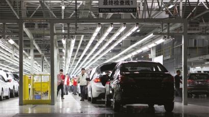 [中 ‘현대 속도’의 심장부 베이징현대 3공장을 가다] 쏘나타·SUV로 ‘미드마켓’ 뚫는다 