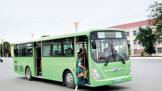 현대 버스, 창사 뒤 최대 500대 수출