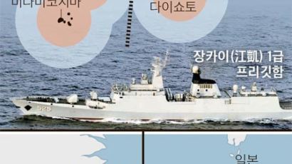 중국 군함 첫 센카쿠 진입…일본, 새벽 2시에 중 대사 불러