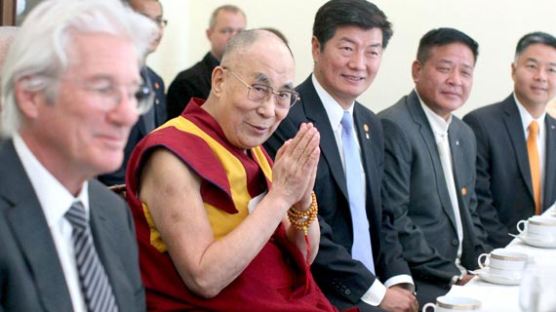 [사진] 리처드 기어와 만난 달라이 라마 