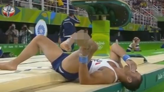 프랑스 체조선수, 경기 도중 착지하다 정강이뼈 골절 