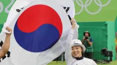 [리우포토] 장혜진 금, 기보배 동, 여자 양궁 개인전 메달 획득
