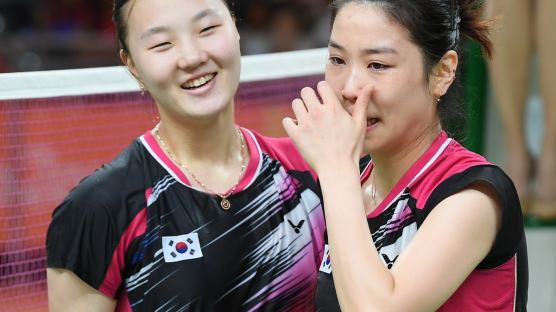 [리우포토] 정경은 신승찬, 한국 배드민턴 선수단 유일한 동메달 획득