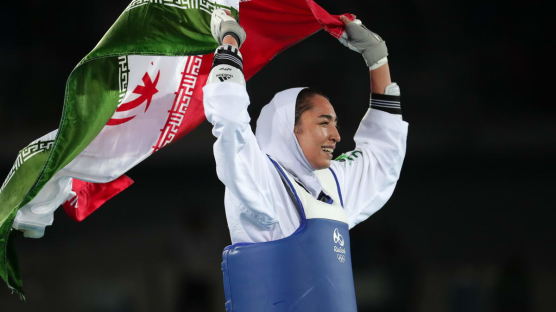 [리우포토] 이슬람 국가 이란의 첫 여성 올림픽 메달리스트