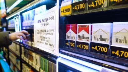 내년 담배판매 5.4% 증가 전망…건강부담금 1600억 증가할 듯