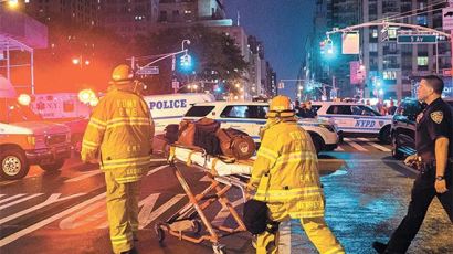 맨해튼 도심 폭탄 폭발…쿠오모 “명백한 테러 행위”