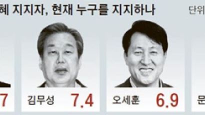 [단독] 2012년 박근혜 지지자 15% 야권으로…문재인 지지자 20% 여권으로