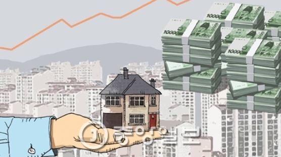 주택담보대출 금리 상승…1인 평균 대출금 1억 