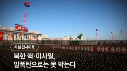 [사설 인사이트] 북한 핵·미사일, 말폭탄으로는 못 막는다
