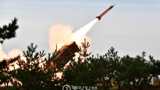 [서소문 사진관] 불 뿜는 패트리어트 미사일
