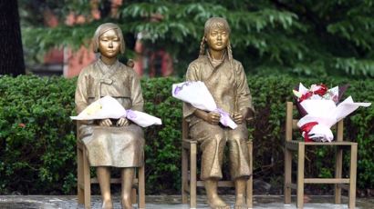 중국 상하이에 첫 '평화의 소녀상' 건립
