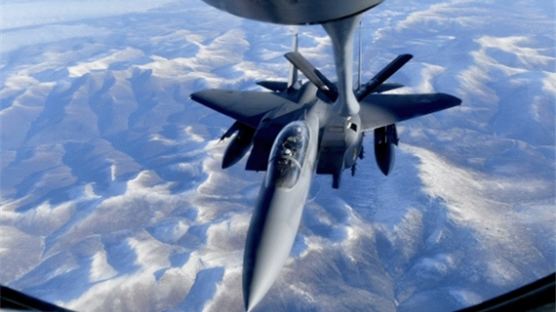 F-15K 6대, 미국서 연합 작전 훈련…10시간 논스톱 비행 복귀