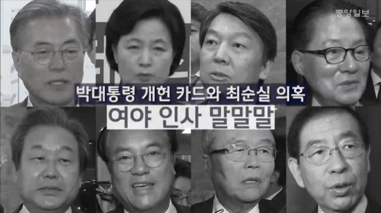 [영상] 박 대통령 개헌 카드와 최순실 의혹…여야 말말말