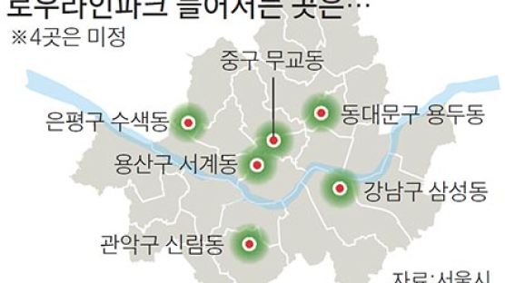 서울 자투리땅 활용, 뉴욕처럼 ‘로우라인 파크’ 만든다