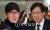 권오준(오른쪽) 포스코 회장이 차은택(왼쪽)씨의 `포스코 계열 광고회사 지분 강탈 시도`의혹과 관련해 11일 검찰에 출석해 조사를 받는다.