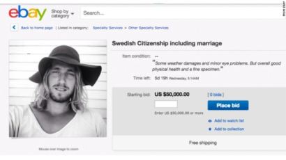 스웨덴 男, 미국 여성 향해 “트럼프 피해 결혼이민 오세요” 