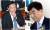 사의를 표명한 김현웅 법무장관(왼쪽)과 최재경 민정수석.  [중앙포토]