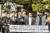 23일 일본 교토대에서 시국선언문 발표하는 도시샤대·교토대 한국인 유학생들 [사진=교토대 유학생 유준영]