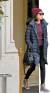 새롭게 출시된 버버리 패딩, 배우 김하늘이 퍼 트리밍 후드 다운 필드 코트를 입고 있다. [사진 버버리]