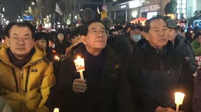 [8차 촛불집회] 광주 촛불집회 박원순·손학규 참여…시민들 "황교안도 퇴진"