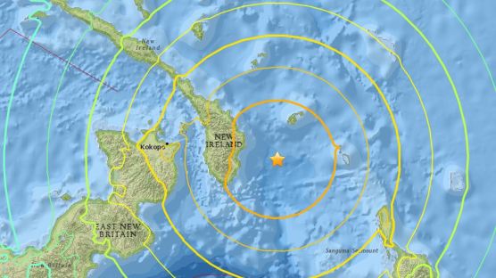 파푸아서 진도 7.9 규모 지진…쓰나미 가능성도