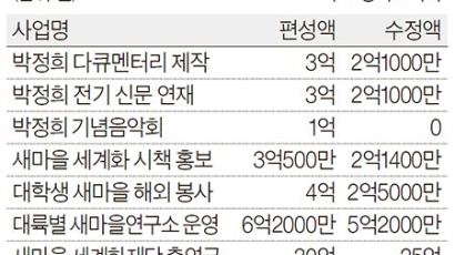 박정희·새마을 예산…경북도의회 20% 삭감