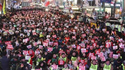 [9차 촛불집회] 2만여명 운집한 부산 촛불집회 