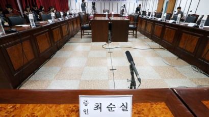 최순실 없는 구치소 청문회…김성태 위원장 "최순실 고발, 수감동 들어가겠다"