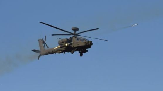 '탱크 킬러' AH-64E 아파치 가디언 첫 사격훈련