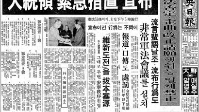 [1974.01.08] 박정희 대통령, 긴급조치 선포