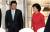 2011년 6월 한나라당 2018평창올림픽 유치특위에서 만난 박근혜 당시 의원과 김진선 특위 위원장.