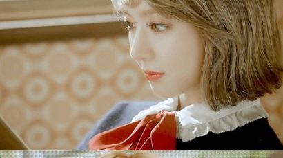 AOA 초아, '금발 쉼표머리' 세젤예 미모 완성