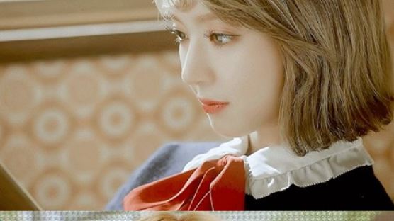 AOA 초아, '금발 쉼표머리' 세젤예 미모 완성