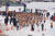 지난해 축제 때 진행된 국제 알몸 마라톤대회. [사진 대관령 눈꽃축제 위원회]