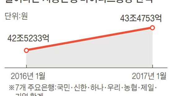 주택담보대출 죄니 … 몸값 오른 마이너스통장