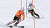 시각장애인 스키 국가대표 양재림(오른쪽)이 8일 장애인 겨울체전 알파인 스키 회전 경기에서 가이드 고운소리와 슬로프를 내려오고 있다. [사진 대한장애인체육회]