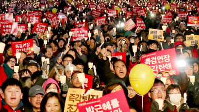 20대 국민 94%, 박 대통령 탄핵에 '찬성'