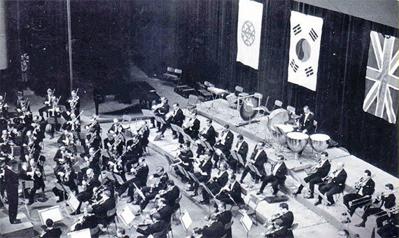 1964년 서울시민회관에서 열린 런던심포니의 첫 내한. [사진 빈체로]