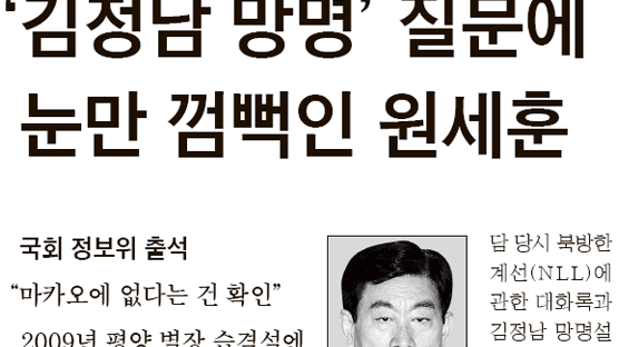 ‘김정남 망명’ 질문에 눈만 껌뻑였던 원세훈 전 국정원장…MB정부 망명 제안설 다시 화제