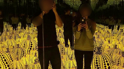 일본 현대미술 거장 쿠사마 야요이 호박, 미국서 관람객 셀카 사고로 부서져