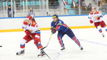 한국아이스하키, 세계 2위 러시아에 2-5 패배