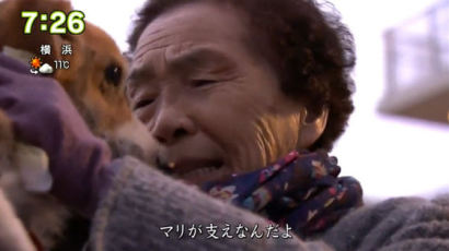 동일본대지진 뒤 6년 만에 반려견 다시 만난 할머니의 사연