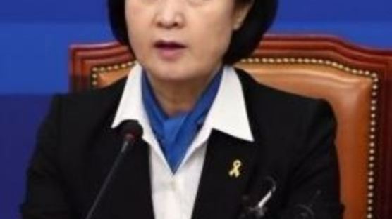 추미애 “검찰 엄정한 잣대로 박 전 대통령 사법처리를 결정해야”