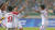 2014 인천아시안게임 여자축구 4강전에서 한국을 상대로 득점한 뒤 환호하는 허은별(오른쪽) [일간스포츠]