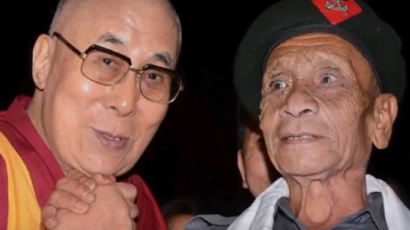 달라이 라마, 망명 은인과 58년 만에 재회