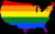 무지개는 LGBT(성소수자)의 인권을 상징한다.