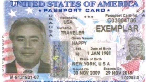 DMV '여권 카드' 신분증 인정 