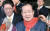 홍준표 자유한국당 대통령 후보는 10일 경남도청에서 도지사 퇴임식을 했다. [뉴시스]