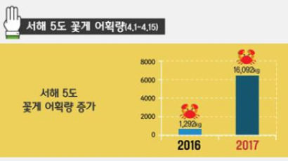 서해5도 꽃게 어획량이 늘어난 이유는